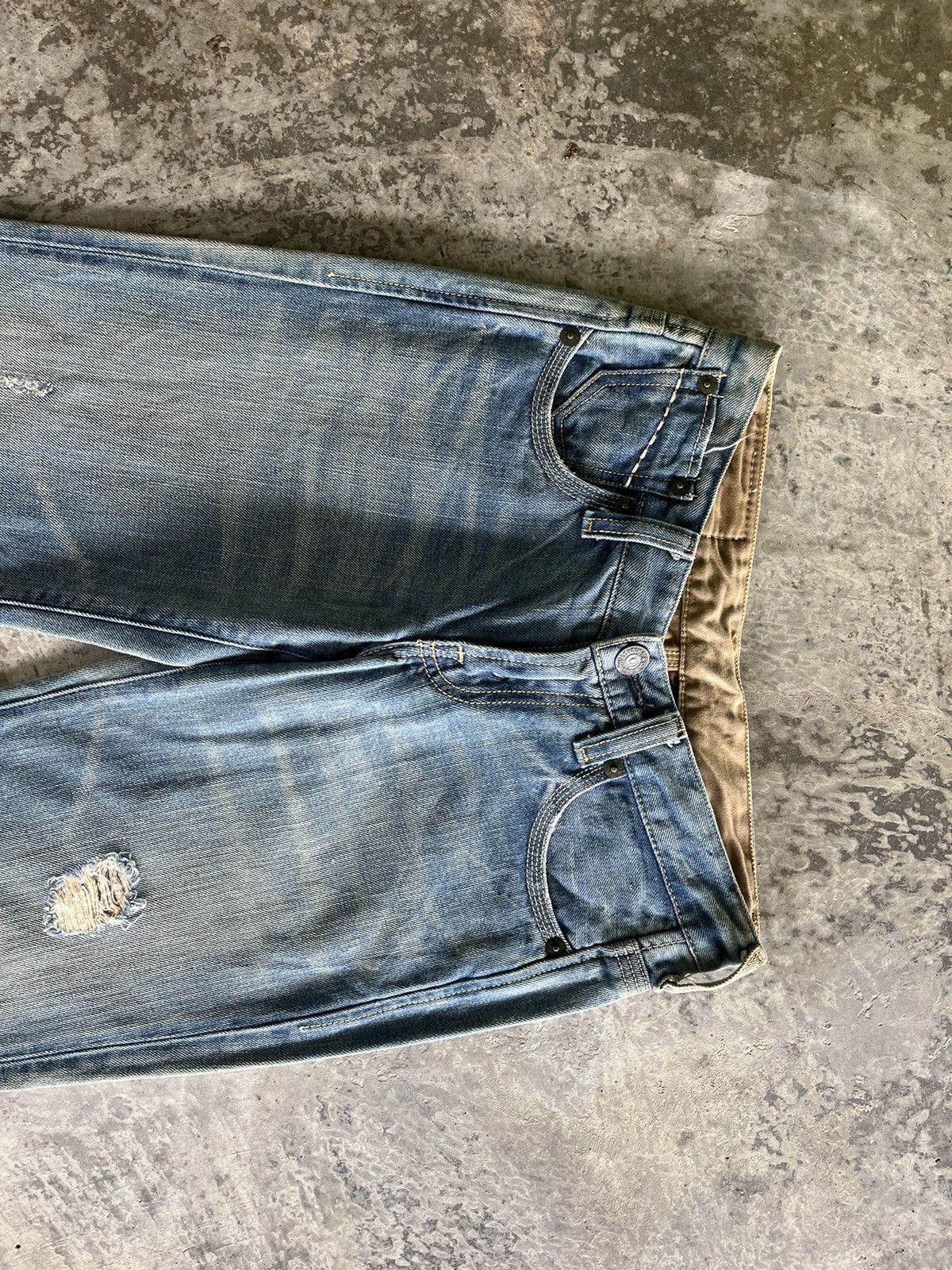 Hysteric Glamour × Levi's × Vintage Flare Distressed Levis Denim Size US 29 - 4 Thumbnail