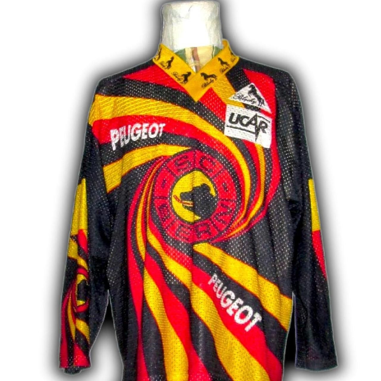 Other Sc Bern Swiss 1990 World Cup Home shirt jersey Peugeot Size US XL / EU 56 / 4 - 1 Thumbnail