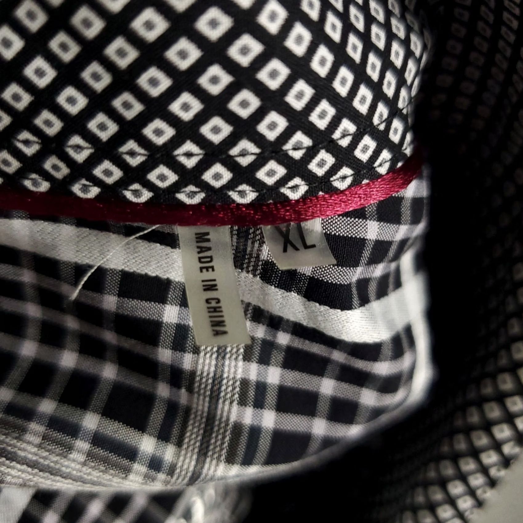 BUGATCHI Bugatchi Mens Shirt XL Gray Plaid Classic Fit Button Up Long Sleeve Size US XL / EU 56 / 4 - 7 Thumbnail