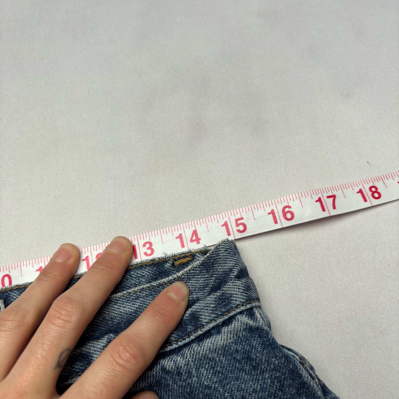 Anchor Blue × Vintage Vintage Anchor Blue 12.5" Baggy Denim Shorts Men's 28 Y2K Size US 28 / EU 44 - 5 Thumbnail