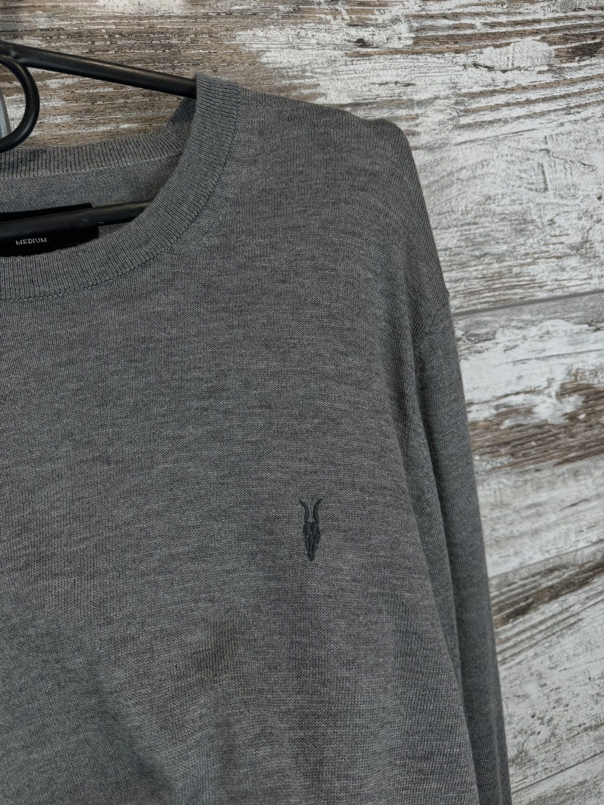 Allsaints Mens AllSaints Nomo Crew sweater wool pullover luxury Size US M / EU 48-50 / 2 - 4 Thumbnail