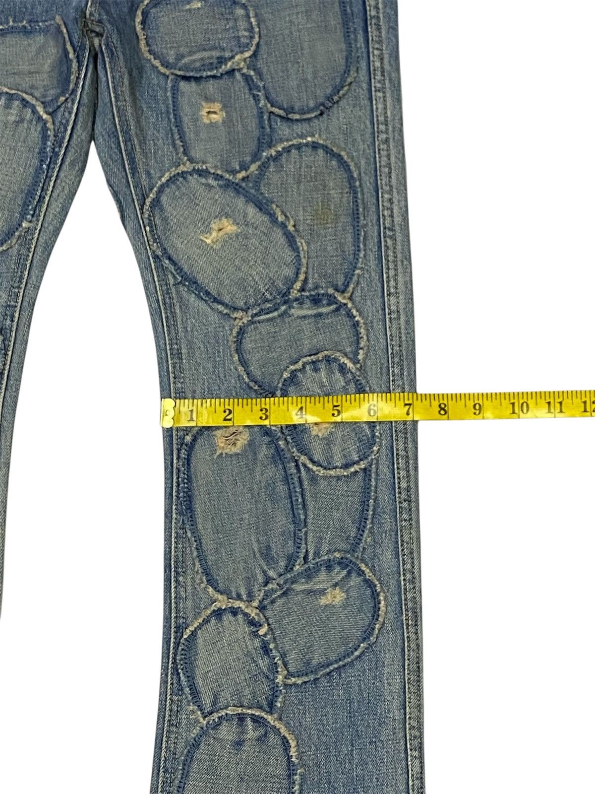 Cosmic Wonder Rare🔥1999 Cosmic Wonder ‘MADONNA’ Patchwork Distressed Denim Size 30" / US 8 / IT 44 - 23 Thumbnail