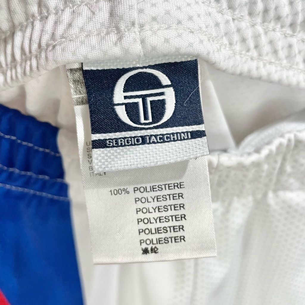 Sergio Tacchini Sergio Tacchini White Colorblock Athletic Tennis Shorts S Size US 29 - 6 Thumbnail