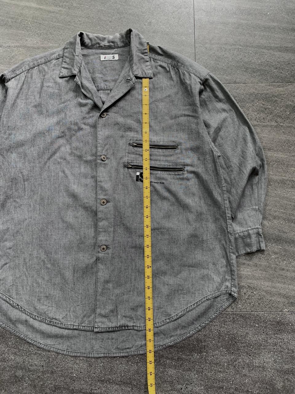 Issey Miyake FREE TAX! 90s Double Zippered Pocket IS Logo Shirt Size US M / EU 48-50 / 2 - 8 Thumbnail