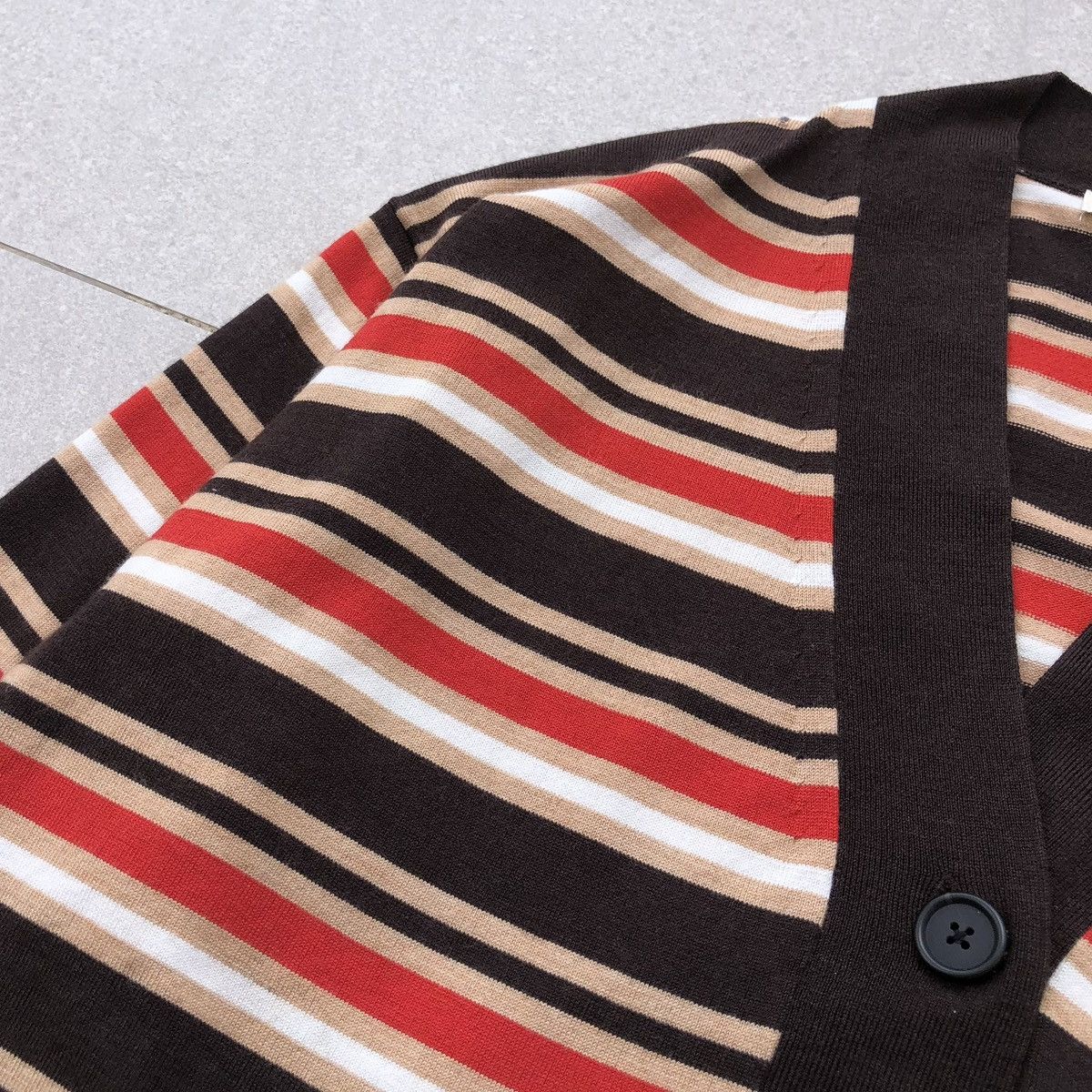 Marni × Uniqlo Marni x Uniqlo Marino Blend Striped Oversize Cardigan Size US XL / EU 56 / 4 - 8 Thumbnail