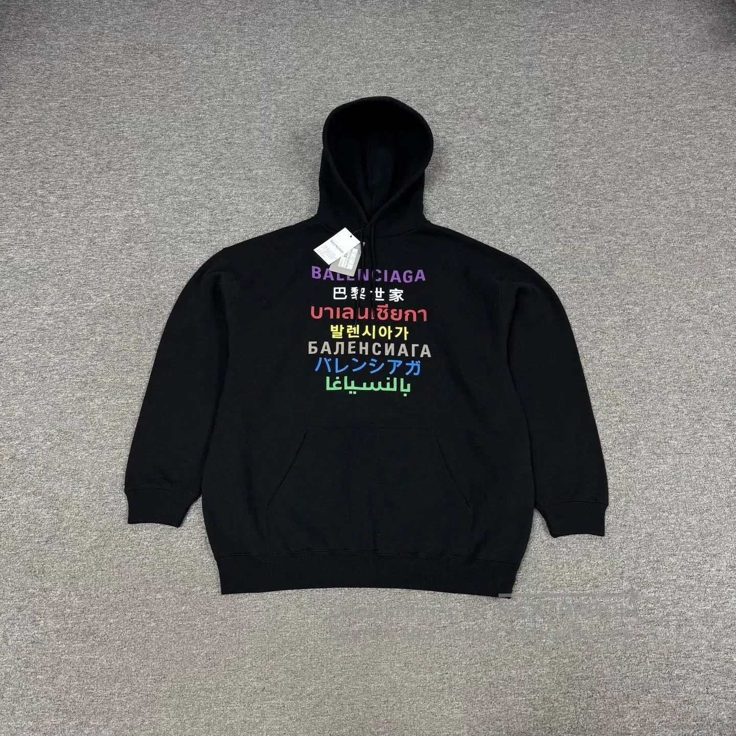Balenciaga Balenciaga Seven Languages Hoodie. Size US L / EU 52-54 / 3 - 1 Thumbnail