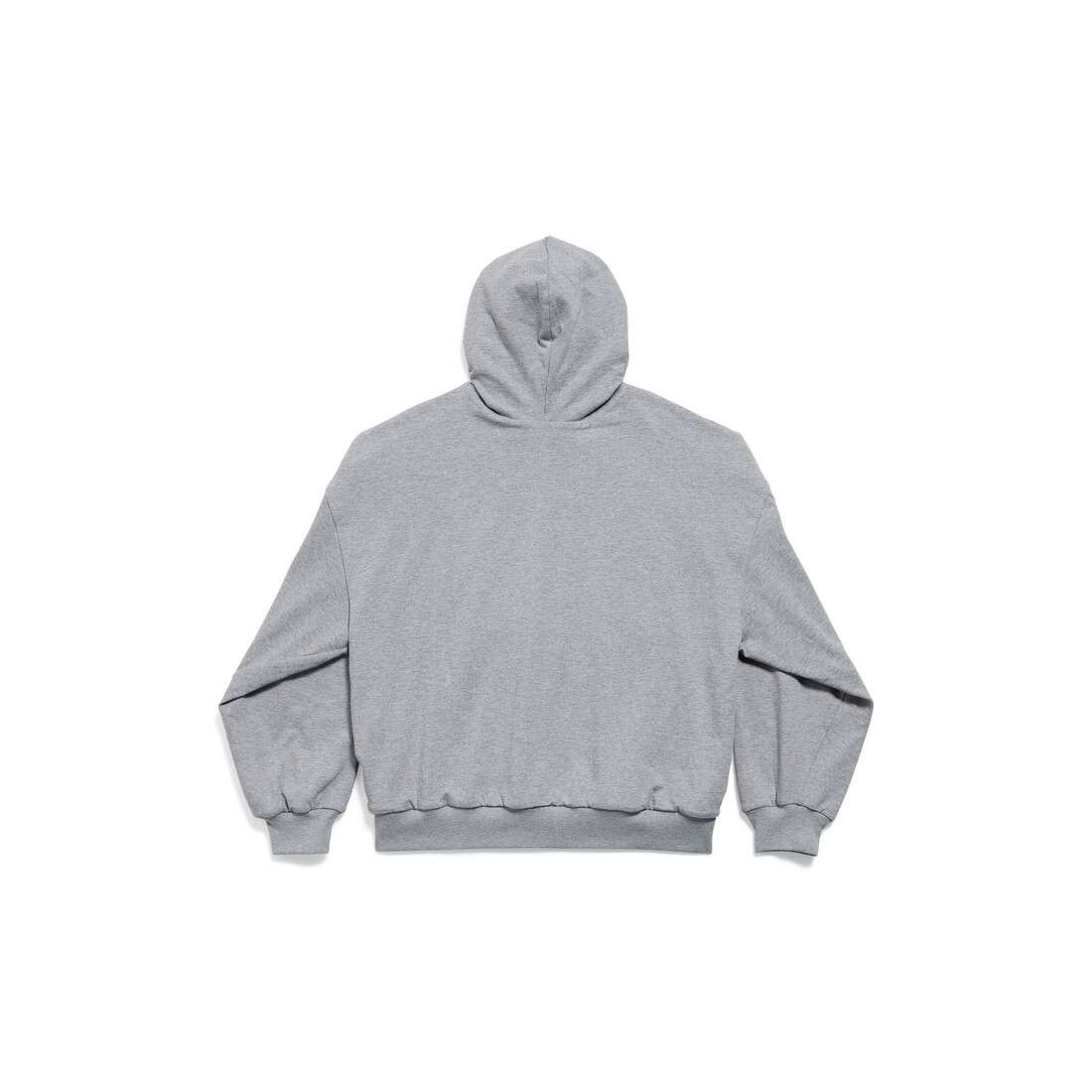 Balenciaga o1s1wg110126 Boxing Lined Hoodie Regular Fit in Grey Size US XXS / EU 40 - 2 Thumbnail