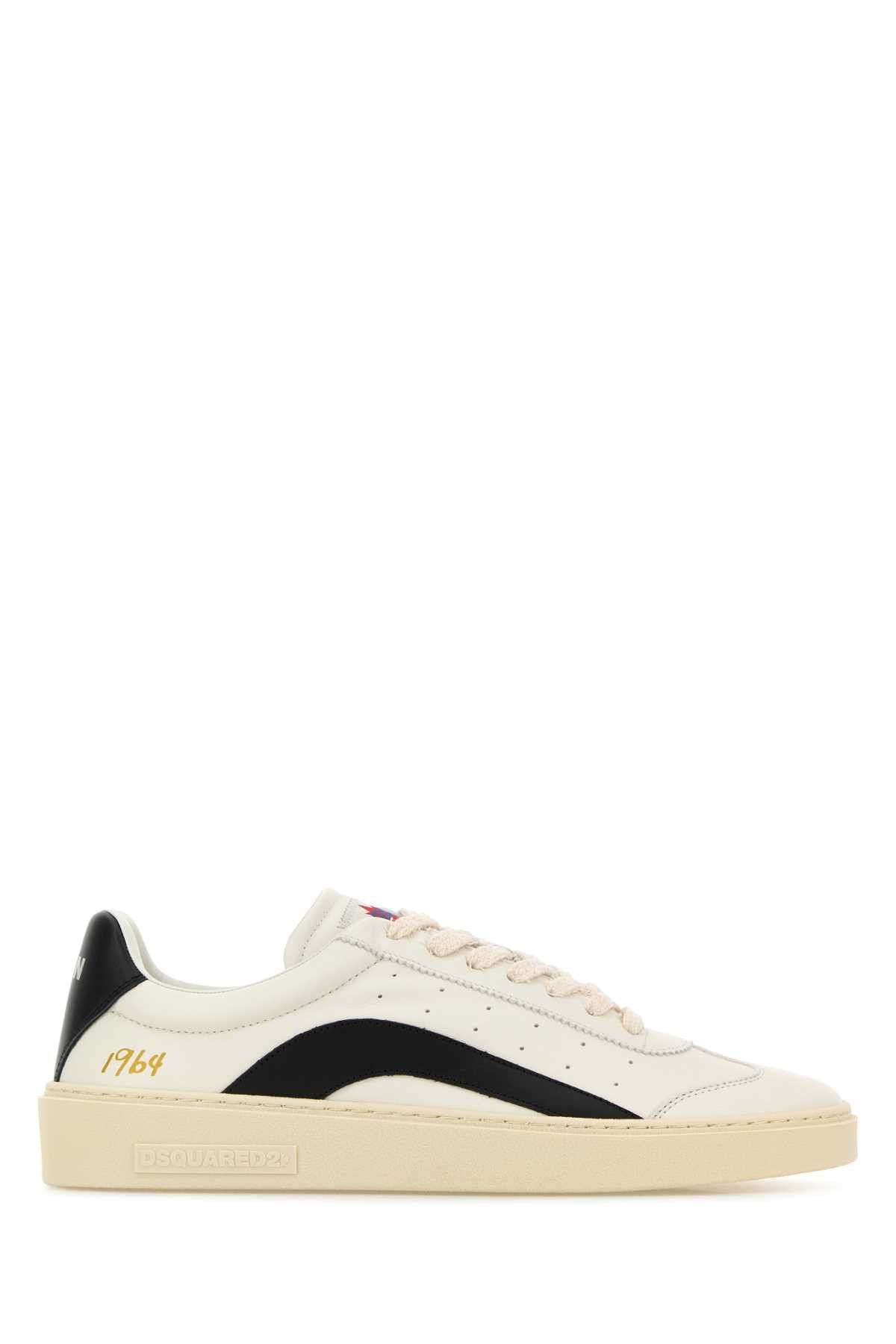 Dsquared2 Two-Tone Leather Rider Sneakers Size US 7 / EU 40 - 1 Thumbnail