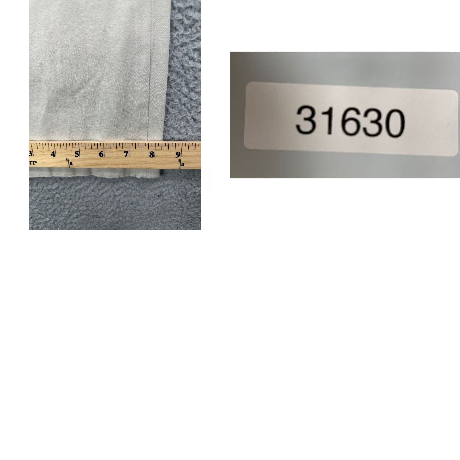 Club Room Club Room Pants Mens 38X32 Khaki Chino Straight Leg Flat Front NEW Regular Size 38 Ivory Beige Stretch Cotton Spandex Pockets Casual Mens Size US 38 / EU 54 - 8 Thumbnail