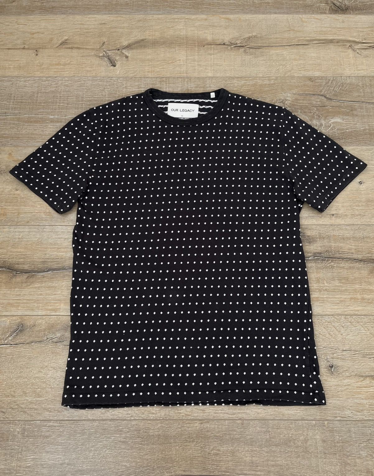 Our Legacy Our Legacy Jacquard Dot T-Shirt Size US L / EU 52-54 / 3 - 1 Thumbnail