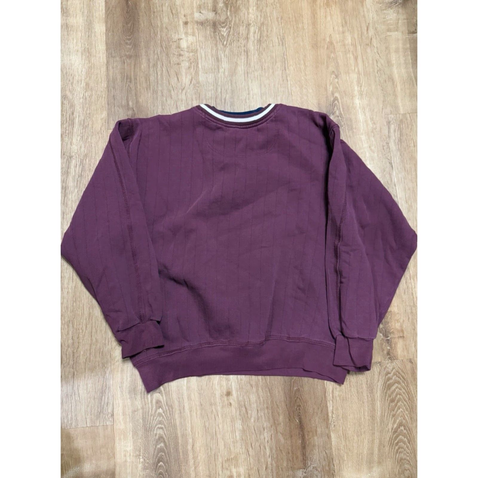 Croft & Barrow VINTAGE Croft & Barrow Sweatshirt Round Neck Medium Classic Sport Maroon Red Size US M / EU 48-50 / 2 - 2 Thumbnail