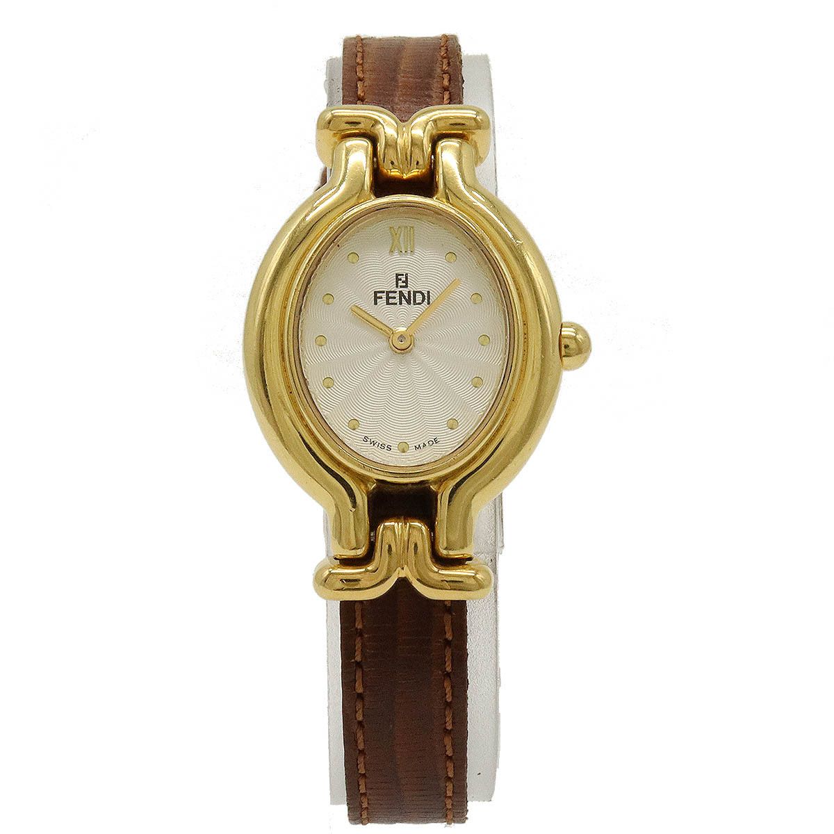 Fendi Fendi Fendi Silver Dial Change Belt Quartz Watch 640L Metal Quartz 640L DUTY FREE for USA Size ONE SIZE - 1 Thumbnail