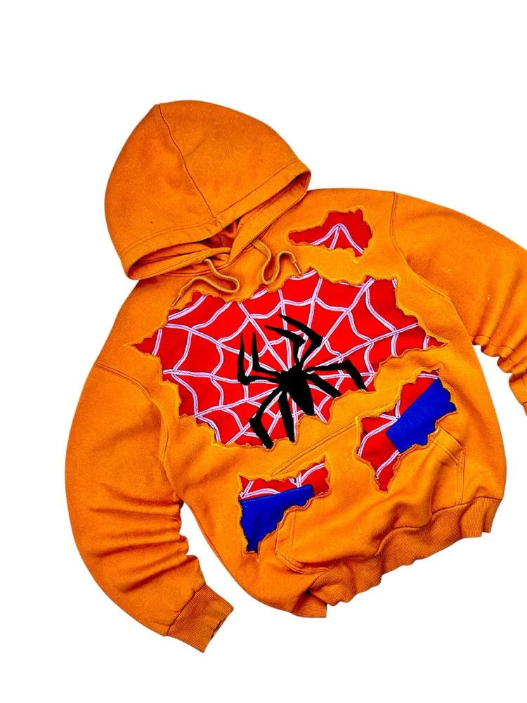 Japanese Brand Reworked 1 of 1 Pumpkin Venom Hoodie Size S/M Size US M / EU 48-50 / 2 - 3 Thumbnail