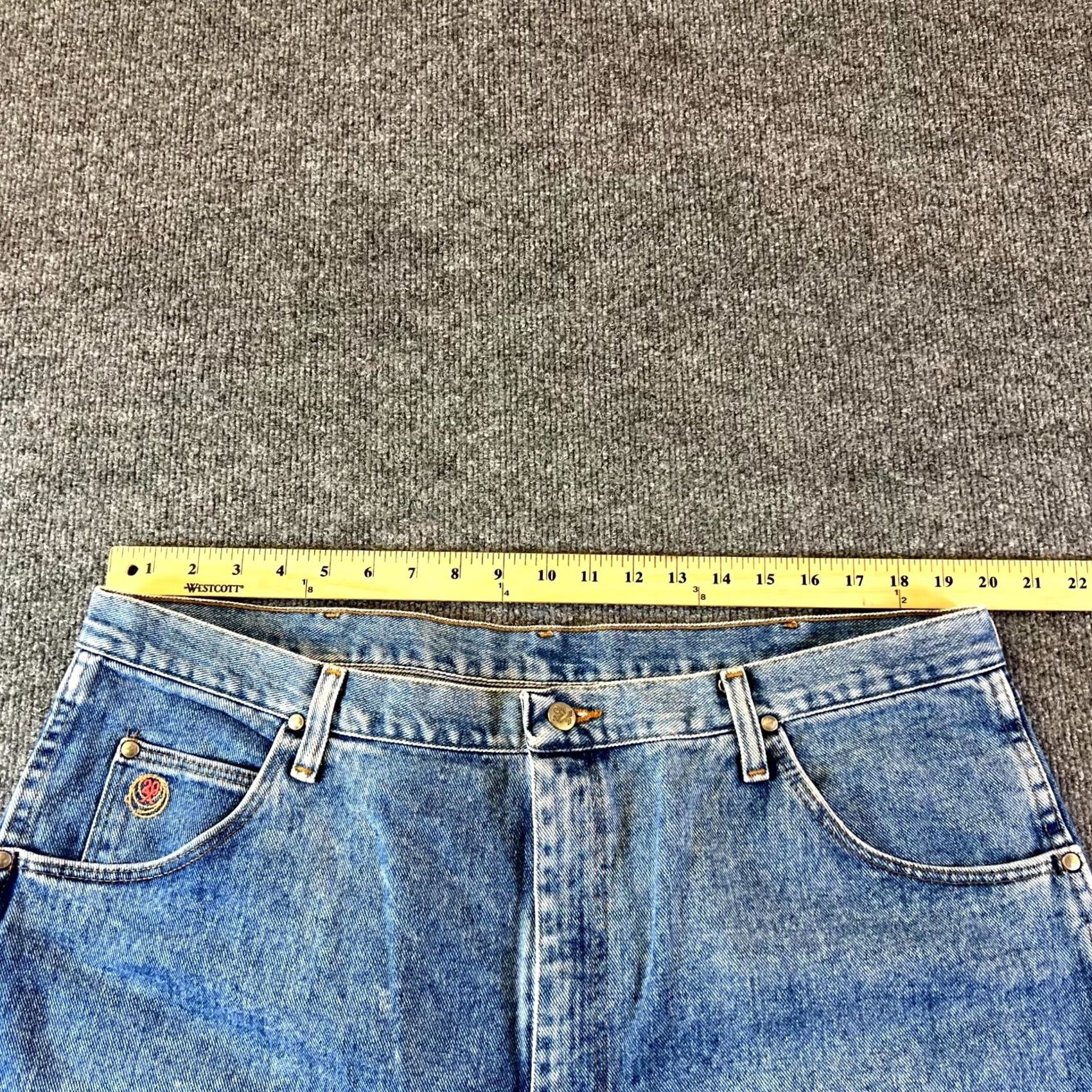 Wrangler VINTAGE Wrangler Jeans Mens 42x34 Blue Denim High Rise Regular Fit Tapered Leg Wrangler 20X Jeans Mens 42x34 Blue Denim Regular Fit Tapered Leg Size US 42 / EU 58 - 3 Thumbnail