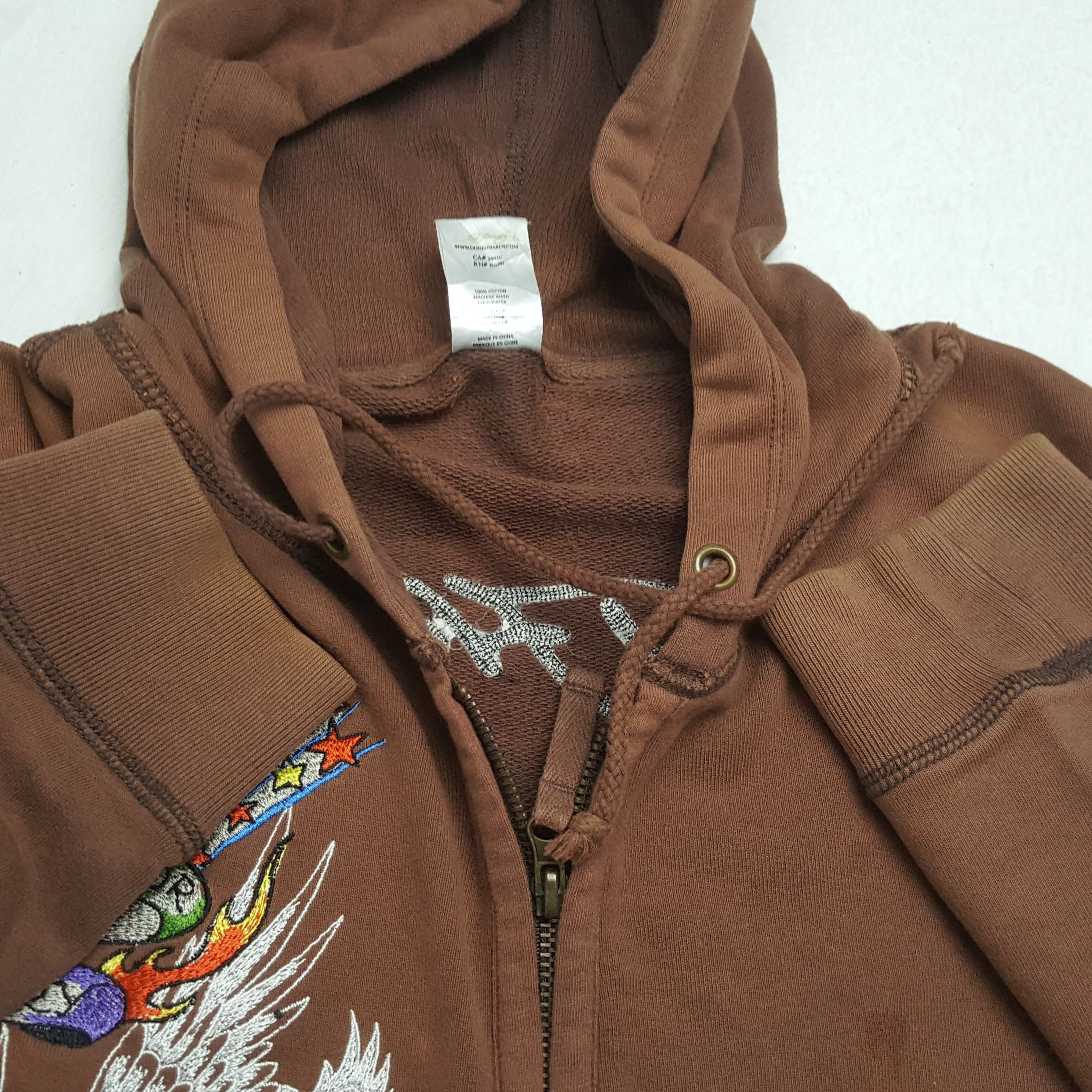 Christian Audigier × Ed Hardy × Vintage Vintage ED HARDY by CHRISTIAN AUDIGIER Fashion Brand Hoodies Size US M / EU 48-50 / 2 - 10 Thumbnail