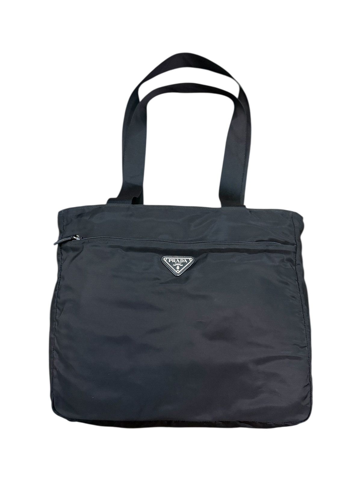 Prada VINTAE PRADA BLACK NYLON SHOULDER BAG Size ONE SIZE - 3 Thumbnail