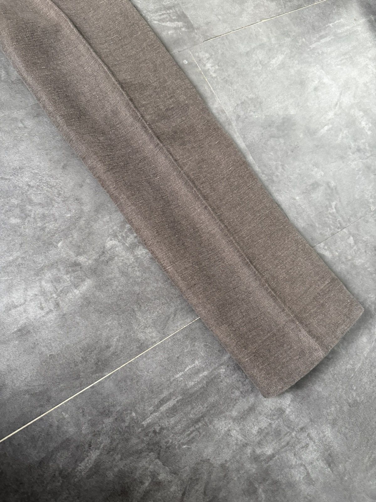 Rick Owens F/W 06 "DUSTULATOR" Striped Runway Linen & Cotton Pants M Size US 32 / EU 48 - 12 Thumbnail
