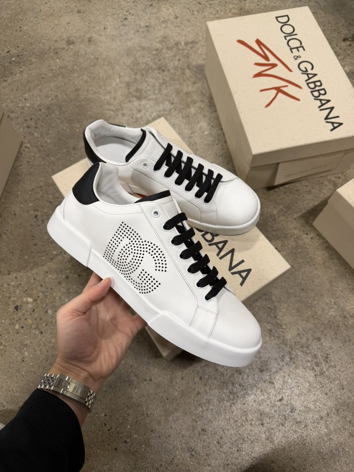 Dolce & Gabbana Dolce & Gabbana Portofino Sneaker NEW 900$ Size US 8 / EU 41 - 1 Thumbnail