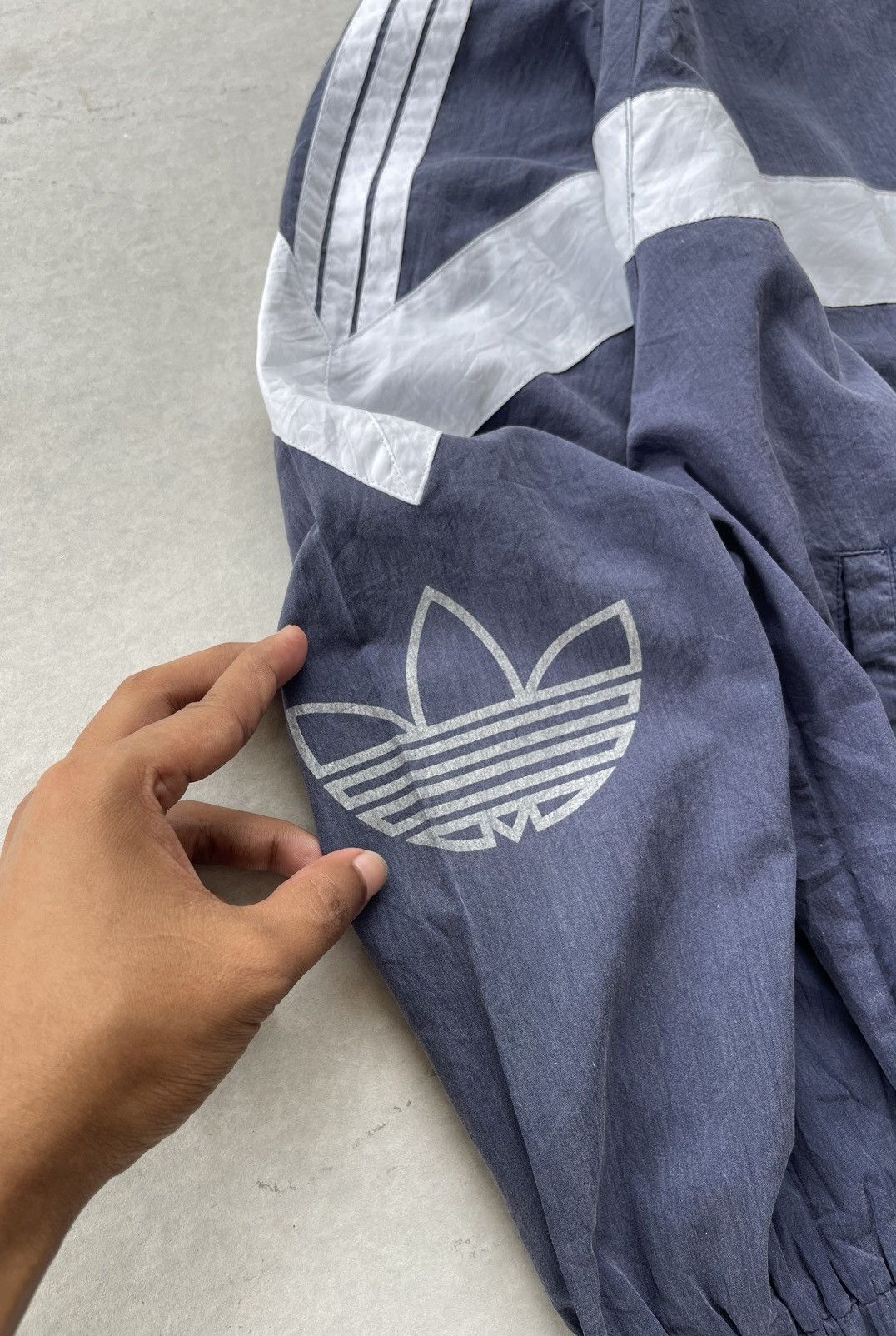 Adidas × Fucking Awesome 🔥Vintage Adidas Trefoil Embroidered Logo Jacket Size US L / EU 52-54 / 3 - 5 Thumbnail