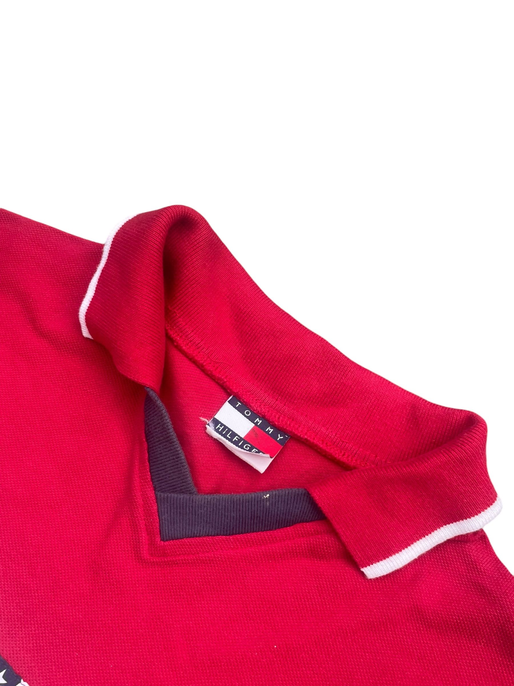 Designer × Tommy Hilfiger × Vintage Vintage Tommy Hilfiger Polo Tshirt Size US S / EU 44-46 / 1 - 4 Thumbnail