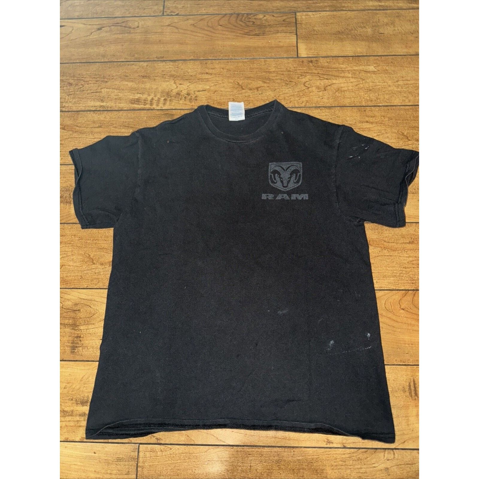 Chevrolet × Ford × Vintage Ram Trucks Camo Graphic T-Shirt Black Medium 18x23 Y2K Cars Size US M / EU 48-50 / 2 - 3 Thumbnail