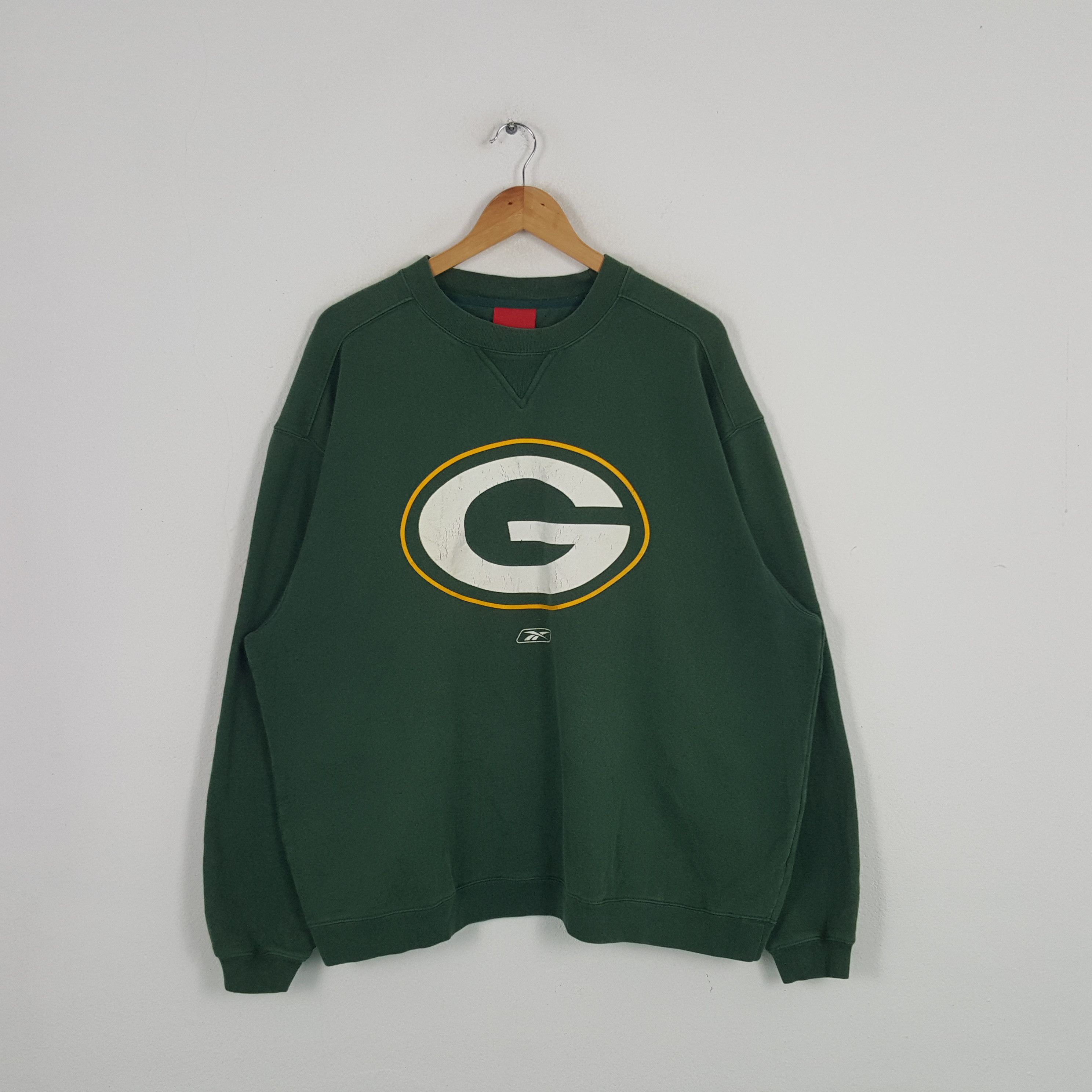 NFL × Reebok × Vintage Vintage Reebok Greebay Packers American Football Sweatshirt Size US XXL / EU 58 / 5 - 1 Thumbnail