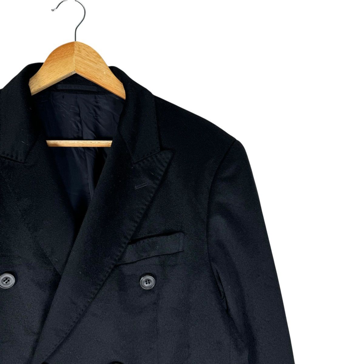 Pierre Balmain ☀️PIERRE BALMAIN CASHMERE DOUBLE BREASTED LONG JACKET Size US M / EU 48-50 / 2 - 3 Thumbnail