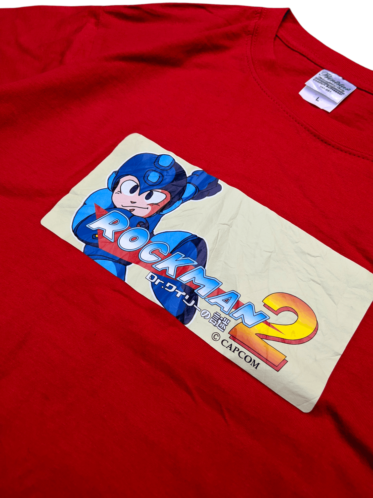 Japanese Brand Capcom Exclusive Official Rockman 2 Megaman Game Tee Size US L / EU 52-54 / 3 - 2 Thumbnail