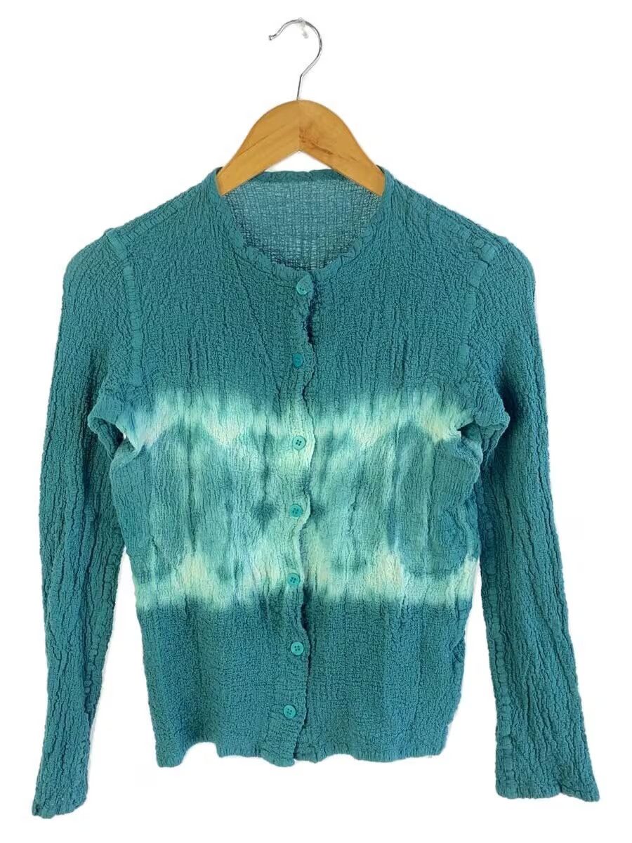 Issey Miyake Tie Dye Crinkled Knit Cardigan Size M / US 6-8 / IT 42-44 - 1 Thumbnail
