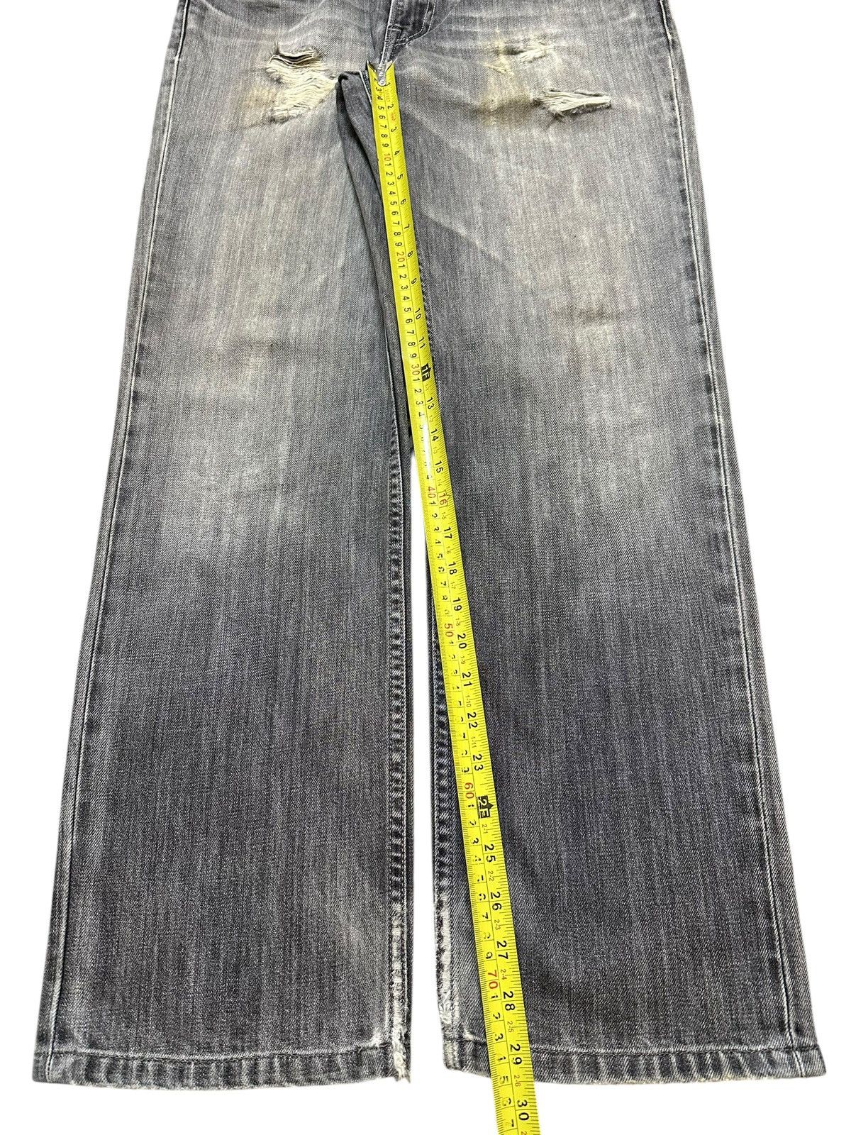Levi's Vintage 90s Levis 502 Faded Wash Distress Style Loose Jeans Size US 32 / EU 48 - 14 Thumbnail