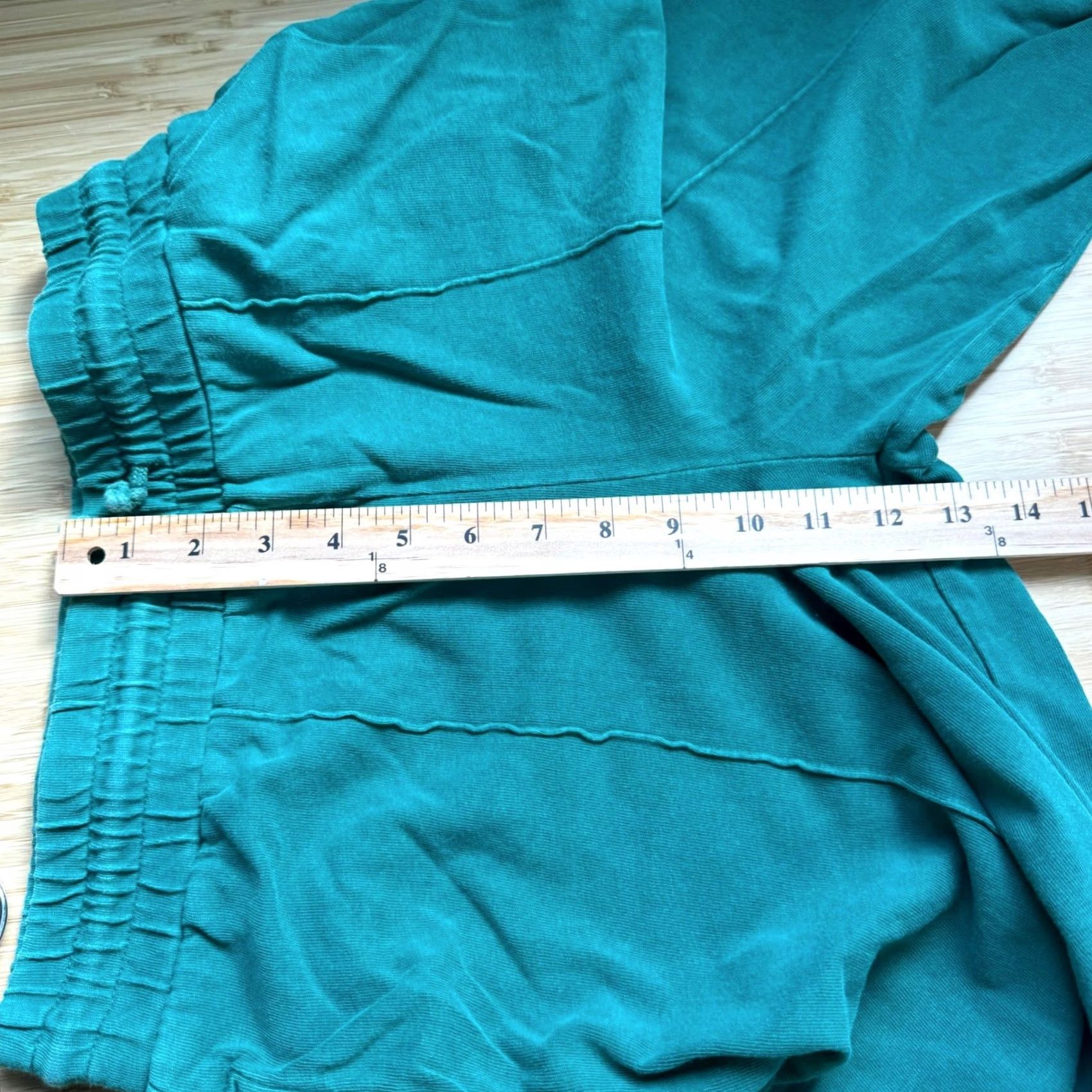 Doublet VINTAGE Double Zero Green Wide Leg Sweatpants Mystical Medium Lounge Pants Size 32" / US 10 / IT 46 - 6 Thumbnail