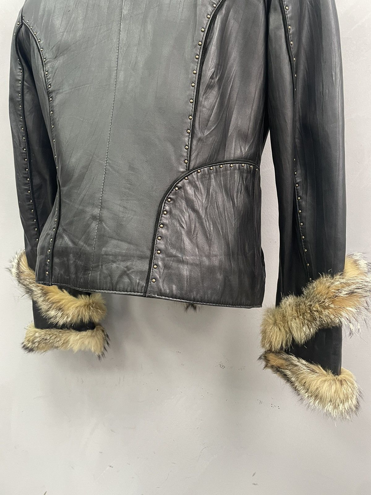 Hysteric Glamour Black leather biker jacket vintage y2k hysteric glamour y2k Size M / US 6-8 / IT 42-44 - 11 Thumbnail