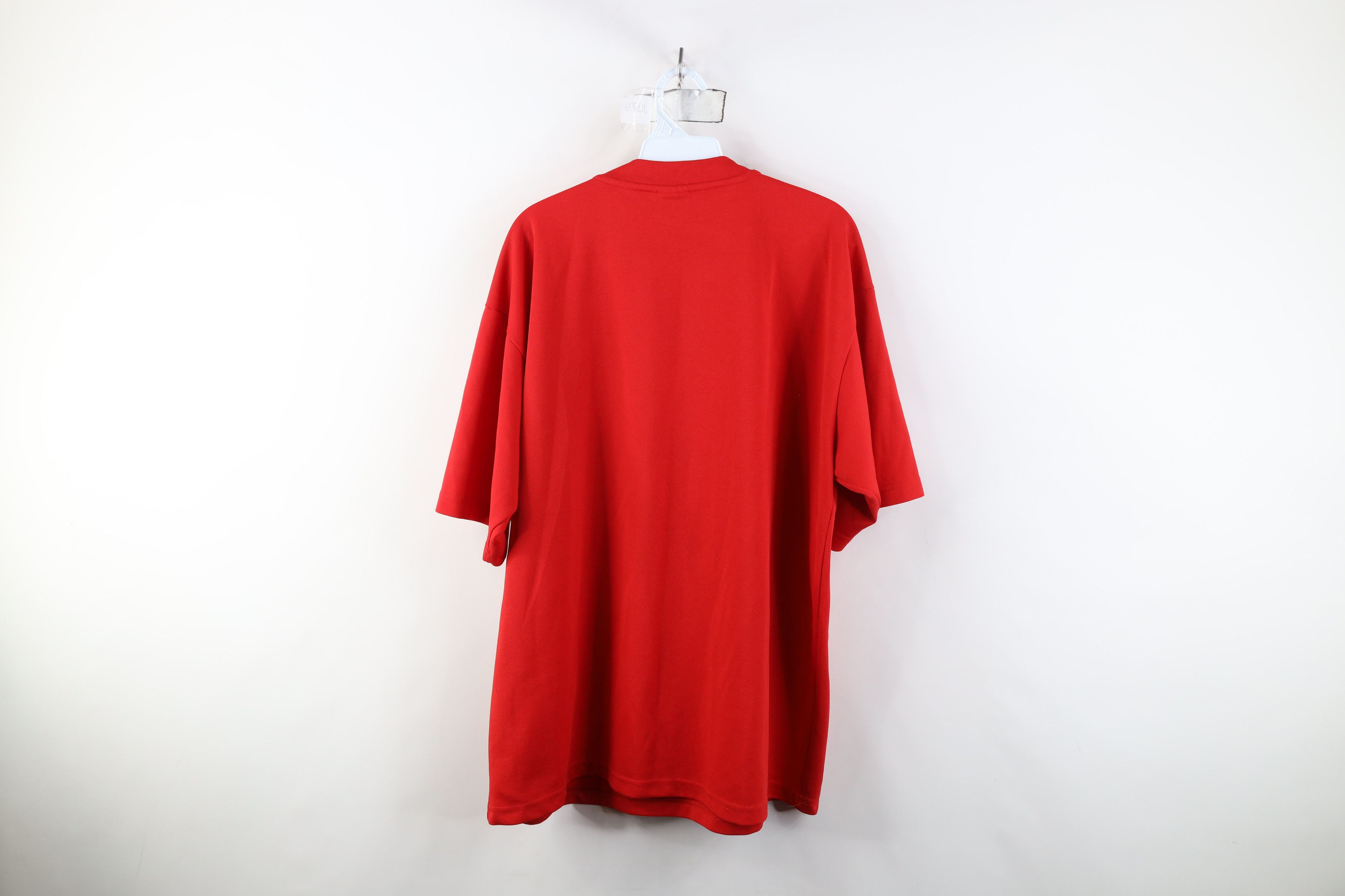 Vintage Vintage 90s Red Wings Hockey Jersey T-Shirt Red Polyester Size US L / EU 52-54 / 3 - 11 Thumbnail