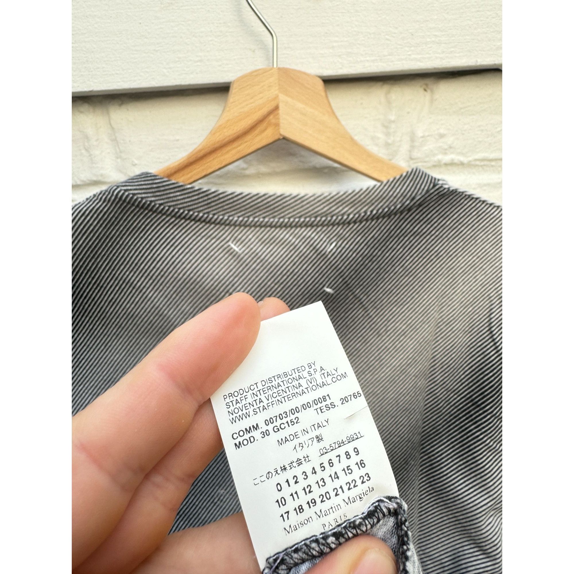 Maison Margiela SS 2008 Grey Printed Shades T-Shirt Size US S / EU 44-46 / 1 - 5 Thumbnail
