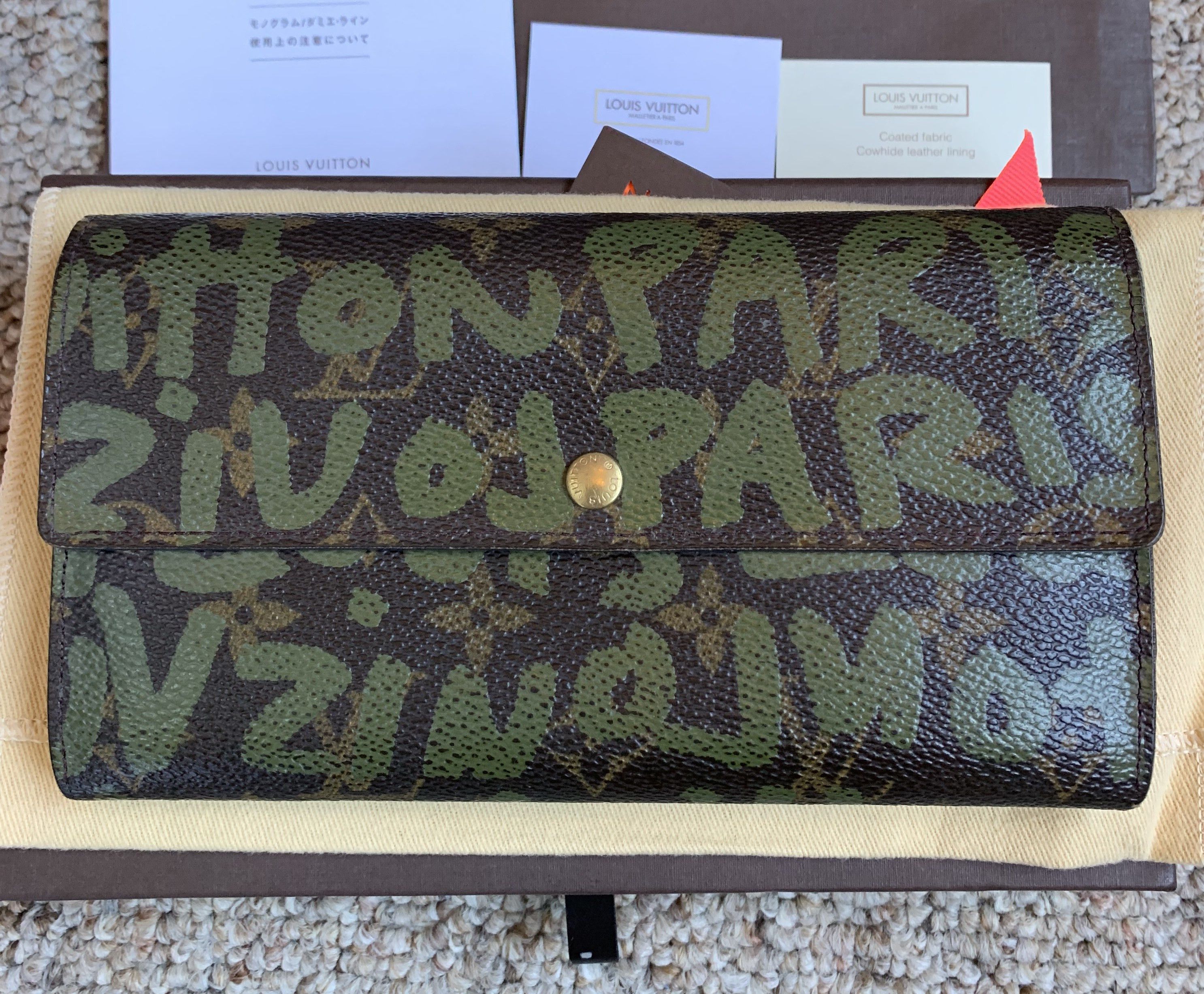 Louis Vuitton × Stephen Sprouse S/S 2001 Louis Vuitton x Sprouse Graffiti Monogram Wallet Size ONE SIZE - 2 Thumbnail