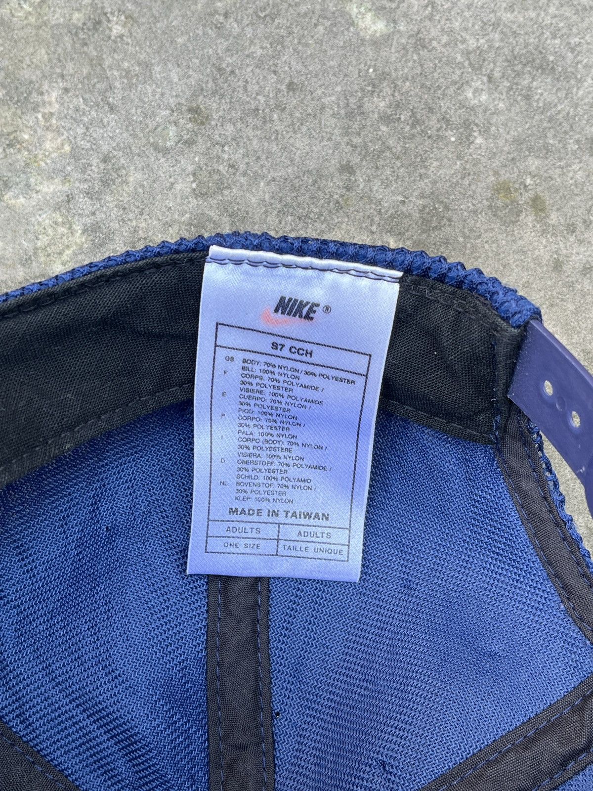 Nike Nike Blue Vintage Cap Hat Size ONE SIZE - 7 Thumbnail