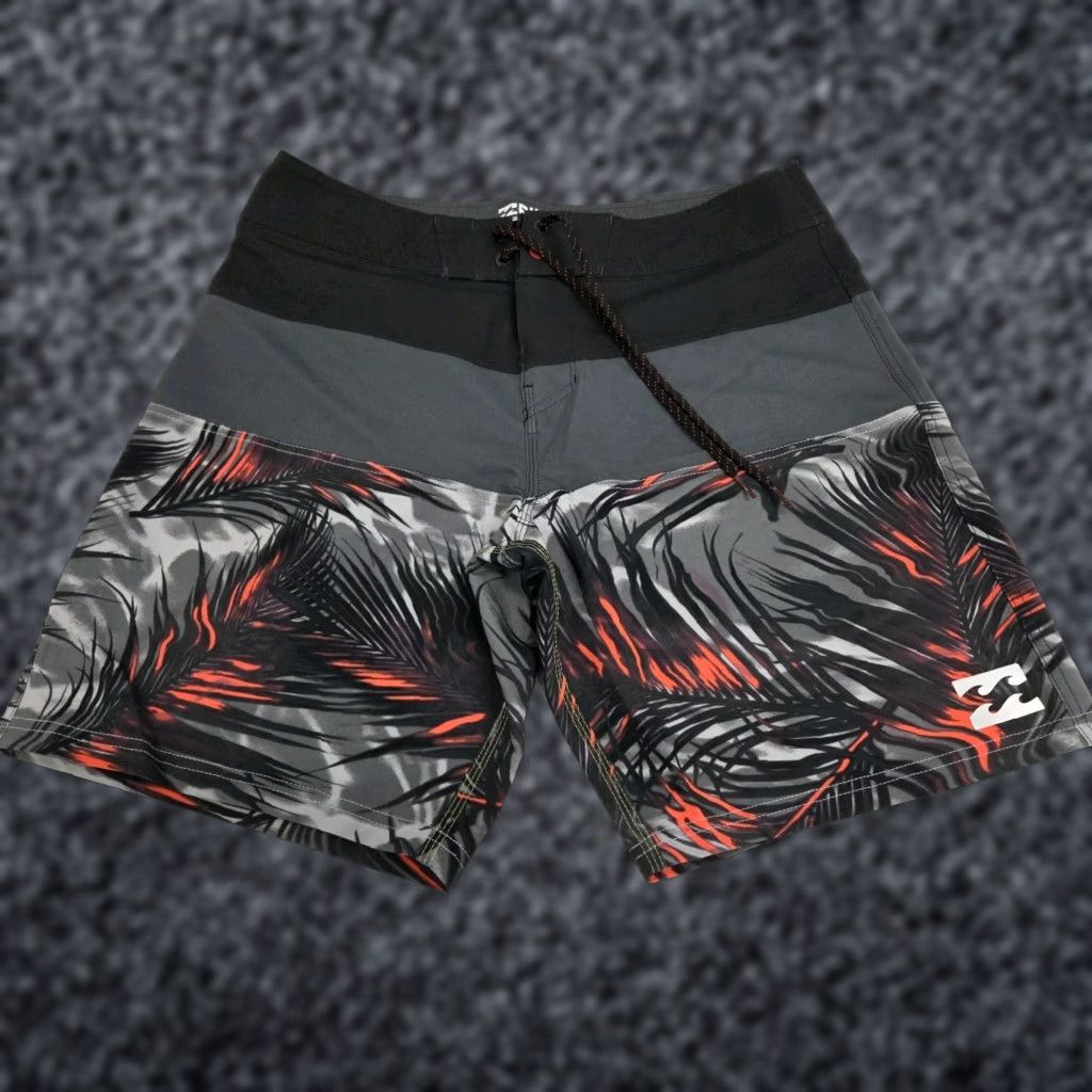 Billabong Billabong Platinum X Boardshorts Mens 34 Multicolor Floral Drawstring Back Pocket Beach 90s? (avoid extra) Size ONE SIZE - 1 Thumbnail