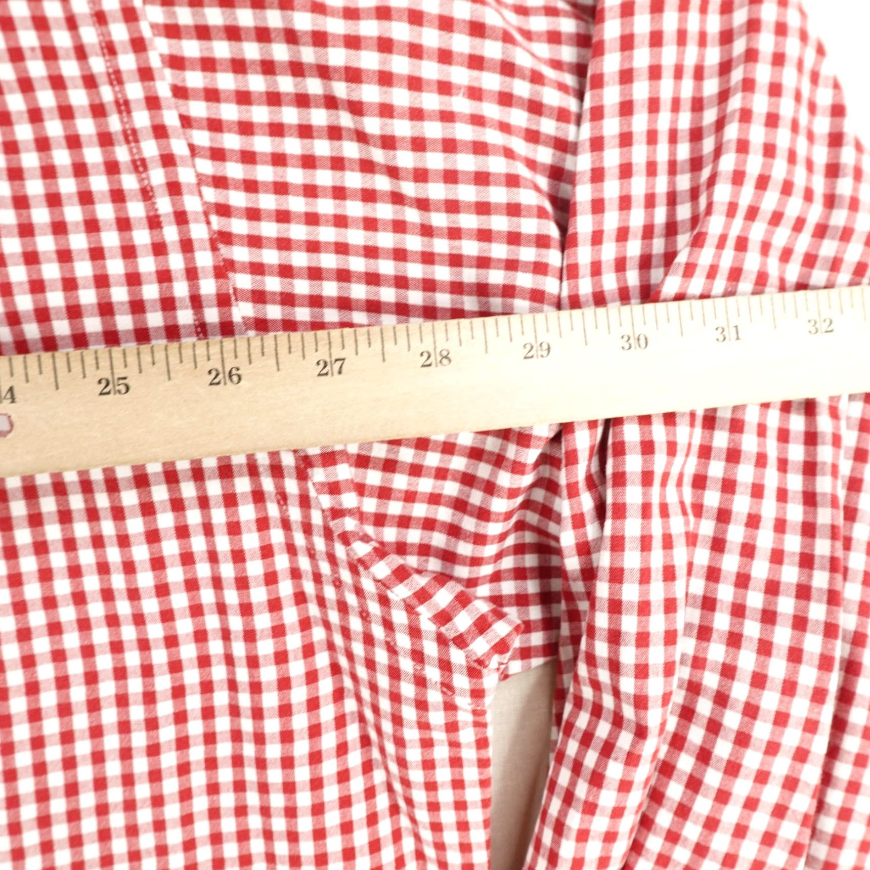 Ralph Lauren Ralph Lauren Shirt XL Red White Gingham Plaid Pony Button Up Tilden Golf Mens Size US XL / EU 56 / 4 - 6 Thumbnail