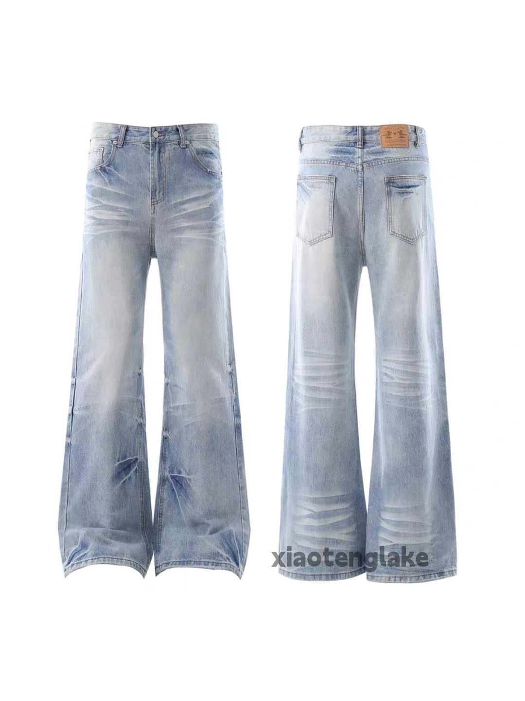 Jean ltx vintage washed faded cleanfit punk hiphop jeans Size US 32 / EU 48 - 2 Thumbnail