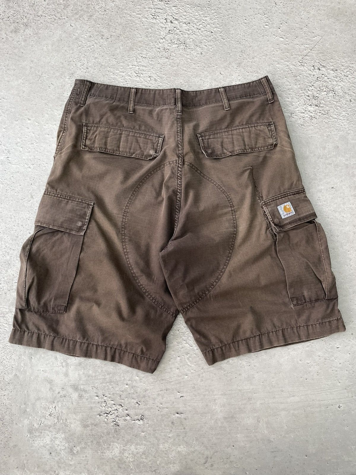 Carhartt Vintage cargo sun faded Carhartt wip shorts pants y2k Size US 36 / EU 52 - 6 Thumbnail