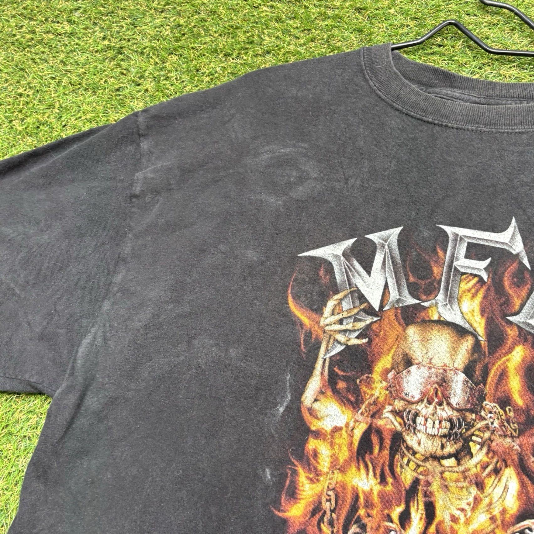 Fanci Club VINTAGE Megadeth Band T-Shirt Men XL Black Cotton Short Sleeve 90s Skull Metal Rock Men Size US XL / EU 56 / 4 - 4 Thumbnail