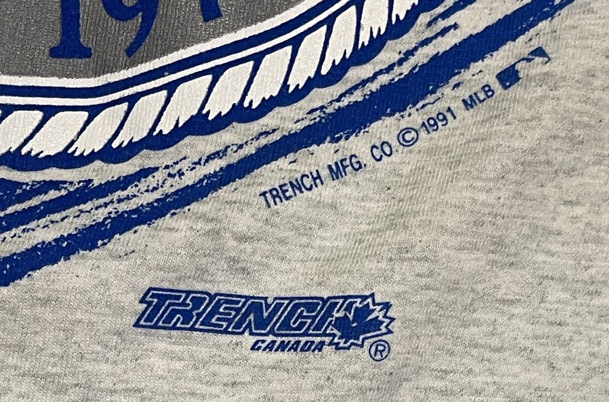 Fruit Of The Loom × Vintage Vintage Toronto Blue Jays T Size US XL / EU 56 / 4 - 3 Thumbnail