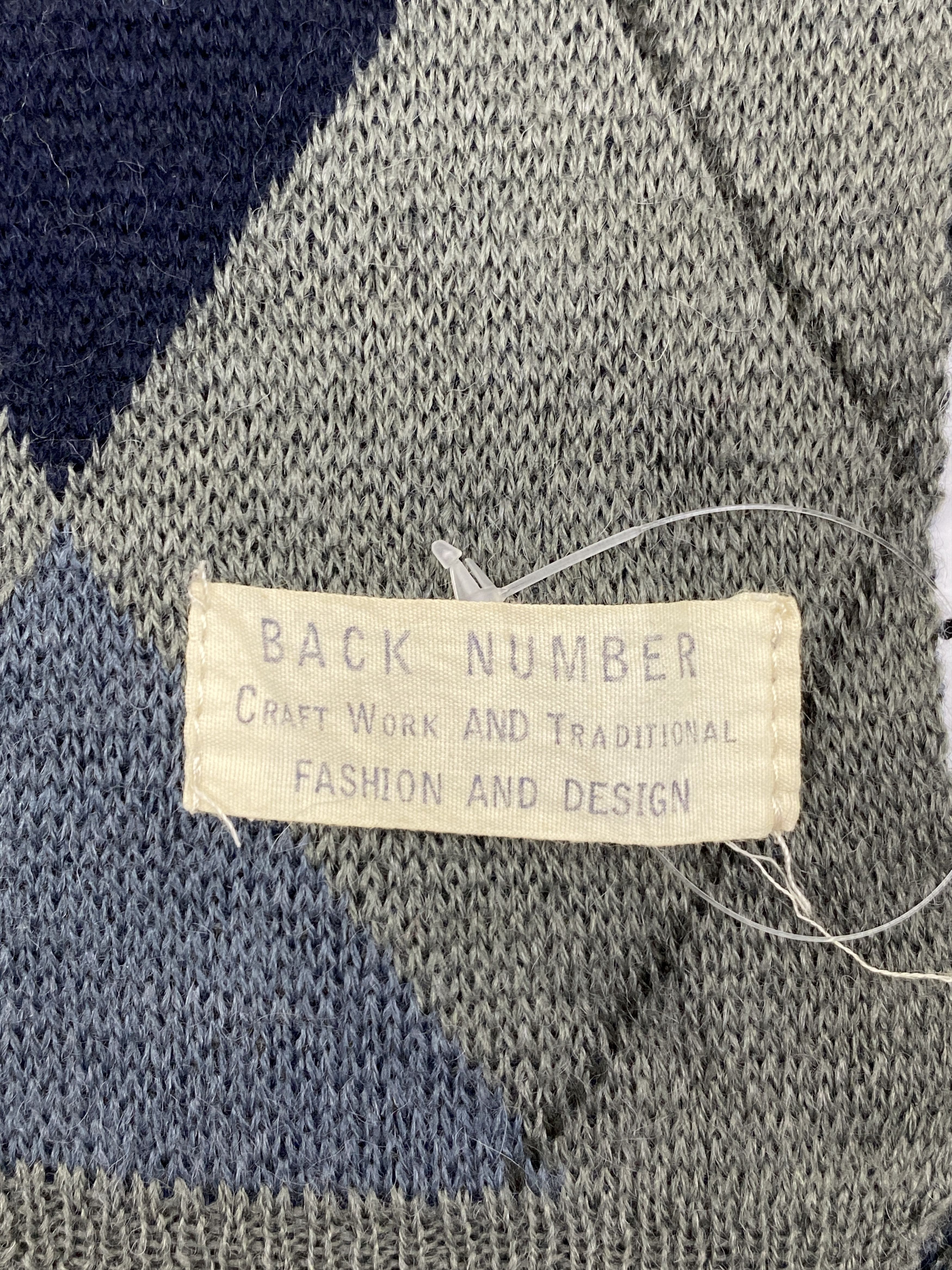 Japanese Brand Back Number Scarf / Muffler / Neckwear SC0318 Size ONE SIZE - 7 Thumbnail