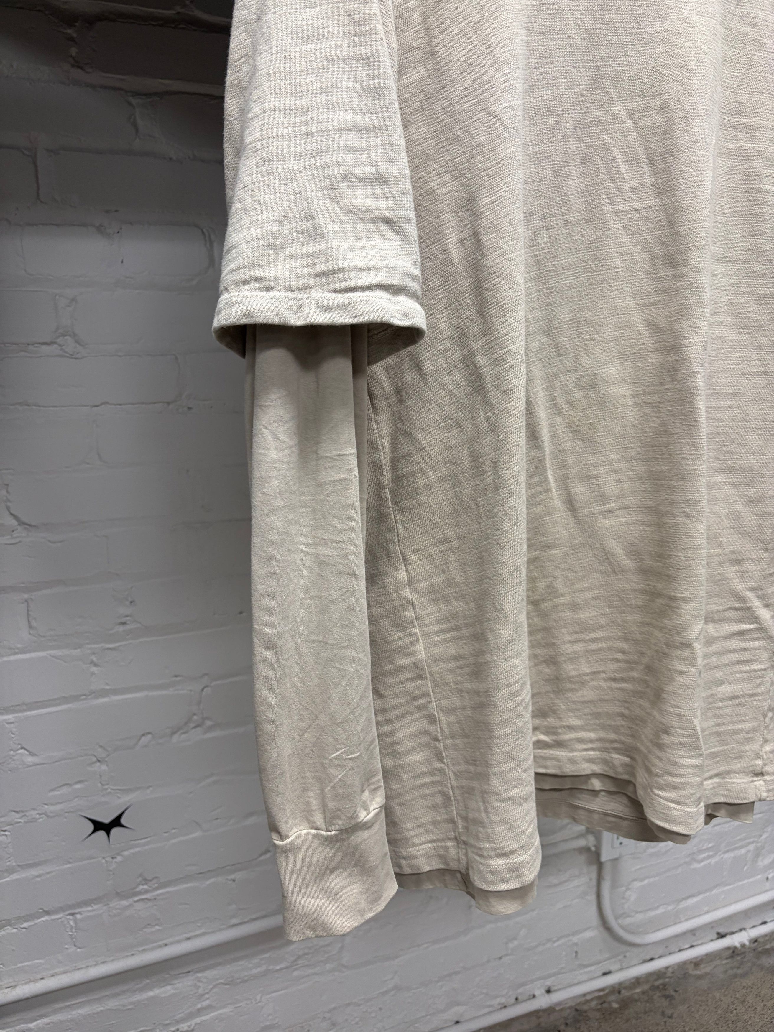 Rick Owens Rick Owens ‘Hustler’ Pearl Double Layered Long Sleeve Shirt Size US S / EU 44-46 / 1 - 2 Thumbnail
