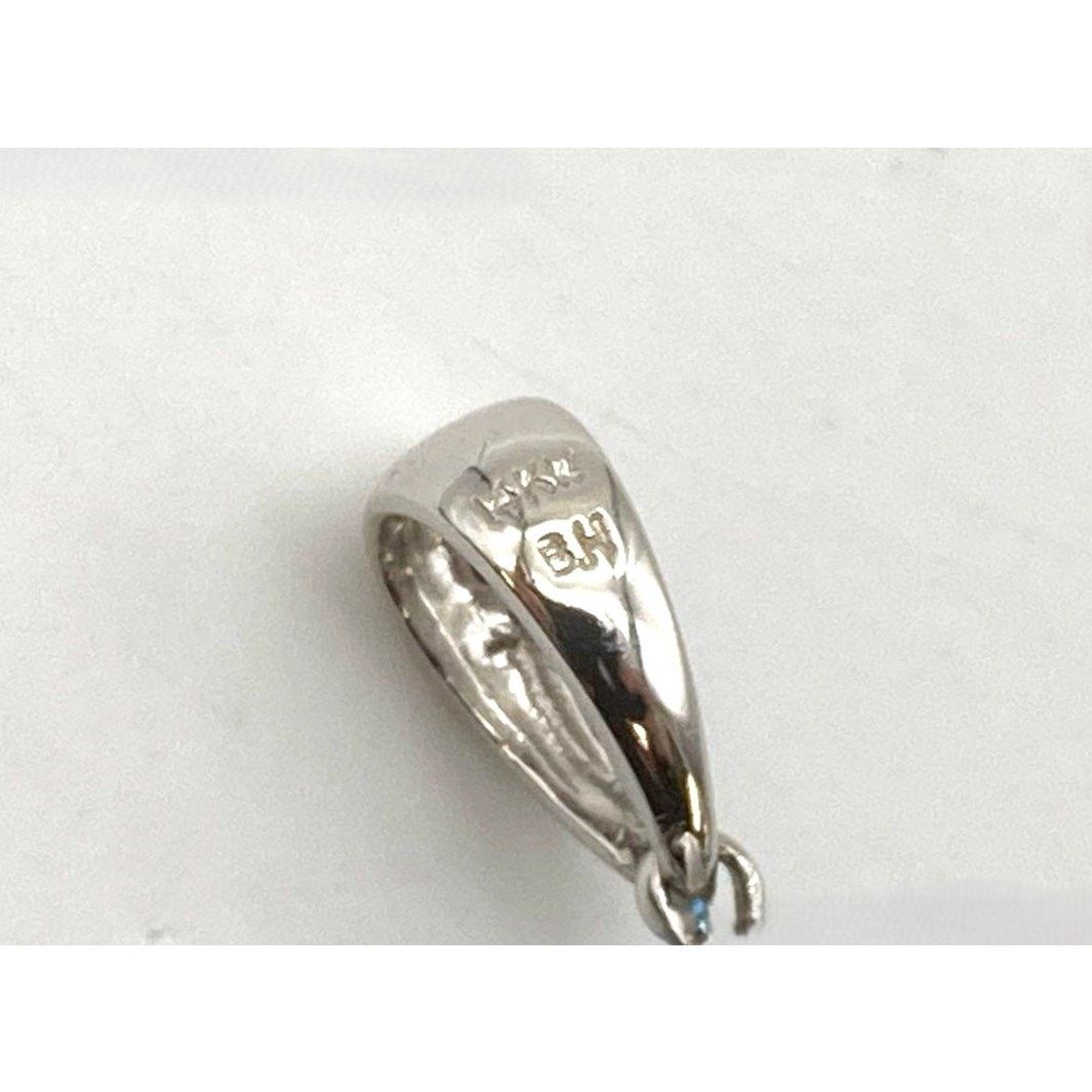 Designer Effy BH 14k White Gold Trillion Cut Blue Topaz Pendant Size ONE SIZE - 5 Thumbnail
