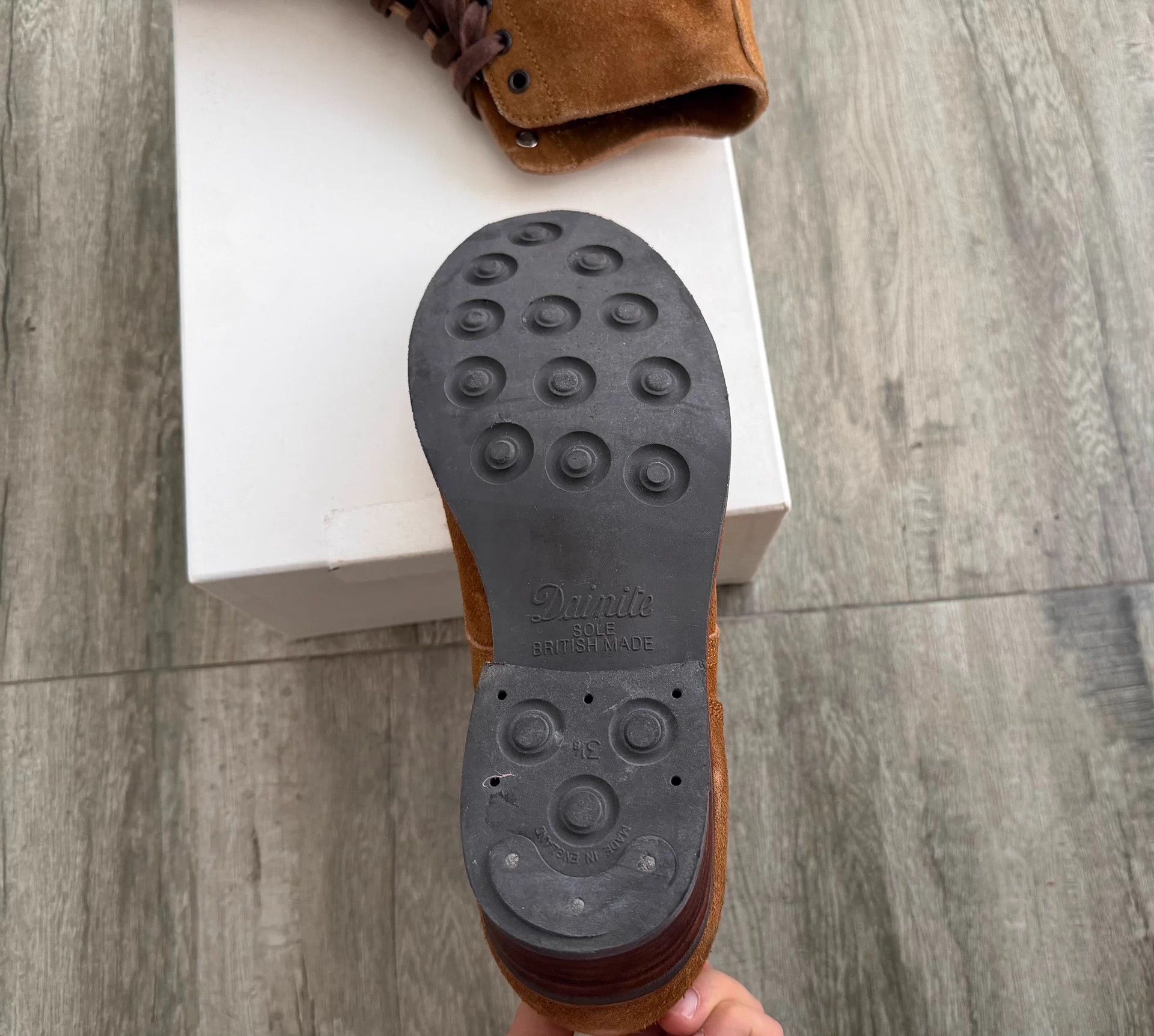 Visvim VISVIM 18SS MARSHAL BOOTS FLOK camel suede mid us11 good Size US 11 / EU 44 - 5 Thumbnail