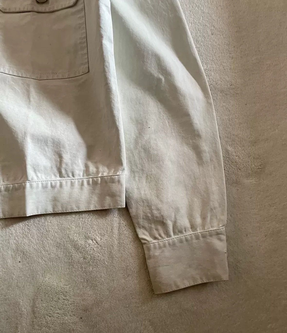 Helmut Lang Helmut Lang 98AW dirty white denim jacket 2412-Nextarrow Size US S / EU 44-46 / 1 - 5 Thumbnail