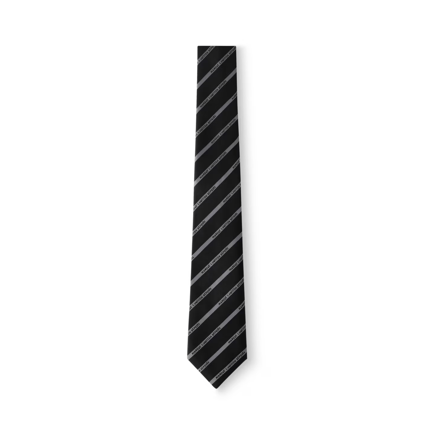 Louis Vuitton Marque L.Vuitton Deposée Stripes Tie Size ONE SIZE - 1 Thumbnail