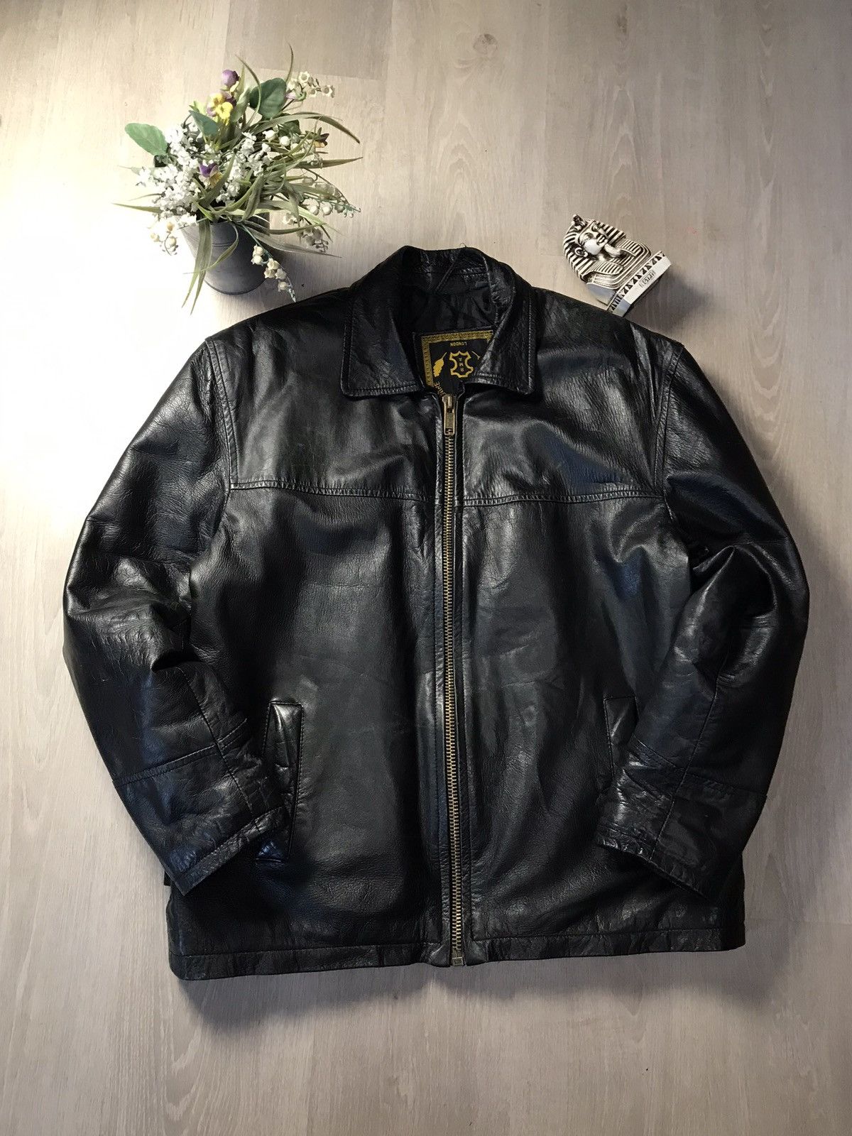 Genuine Leather × Vintage Norfolk leather jacket Size US M / EU 48-50 / 2 - 1 Thumbnail