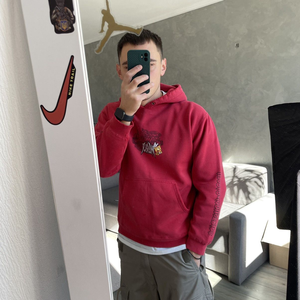 Hook-Ups 1997 World Industries Rare Vintage Distressed Skate Hoodie Size US M / EU 48-50 / 2 - 4 Thumbnail